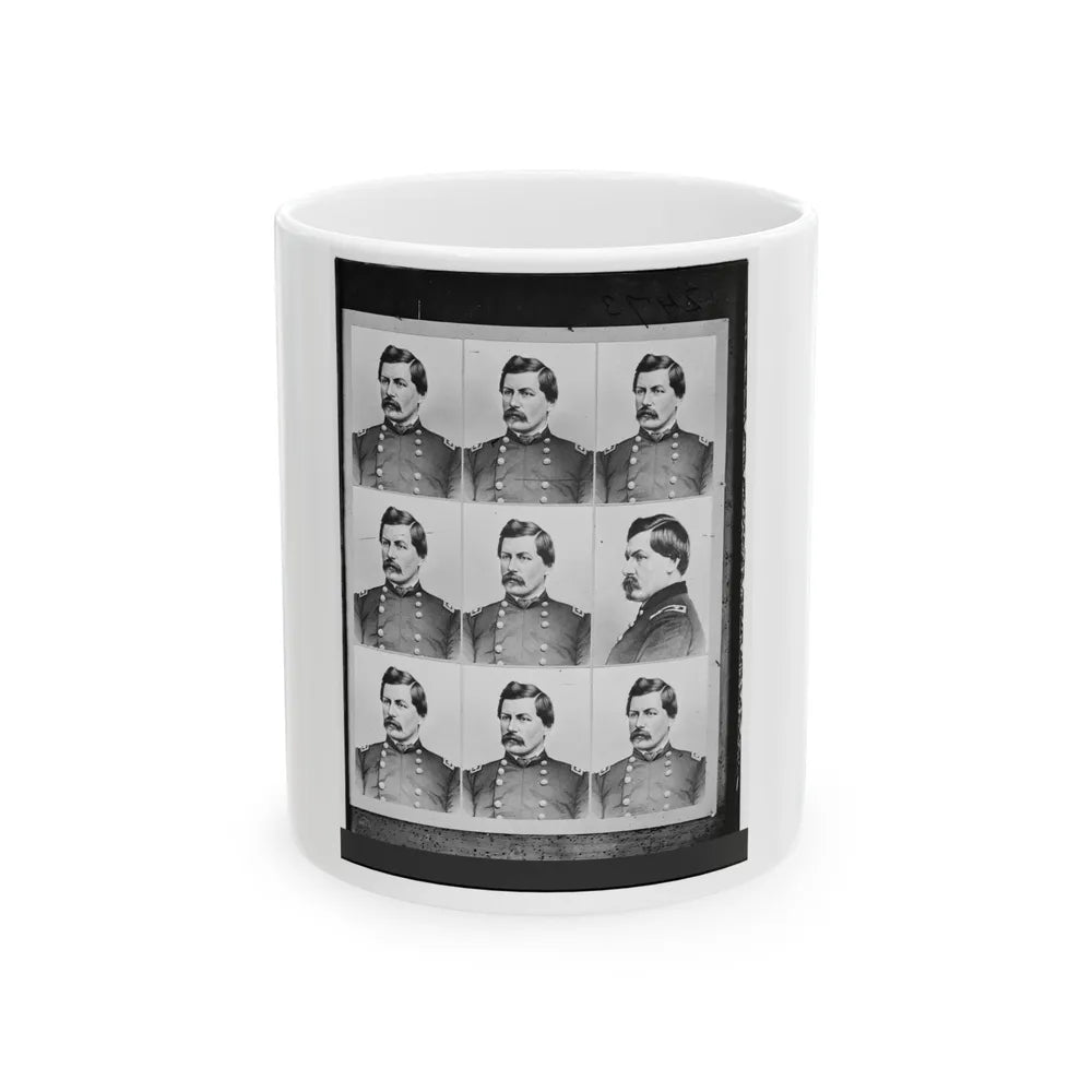 George B. Mcclellan 007 (U.S. Civil War) White Coffee Mug-11oz-Go Mug Yourself