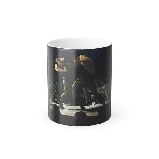 George Bellows (1882-1925) Club Night - Oil on canvas 1907 ss - Color Changing Mug 11oz 11oz - Go Mug Yourself