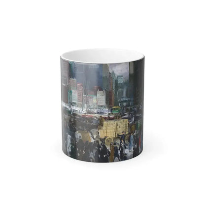 George Bellows (1882-1925) New York - oil on canvas 1911 - Color Changing Mug 11oz 11oz - Go Mug Yourself