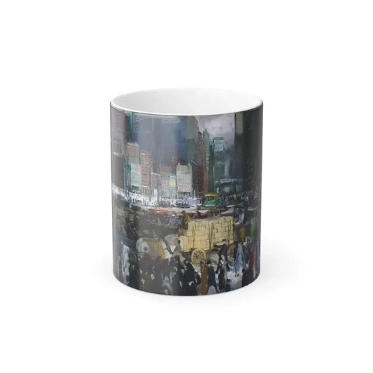 George Bellows (1882-1925) New York - oil on canvas 1911 - Color Changing Mug 11oz 11oz - Go Mug Yourself