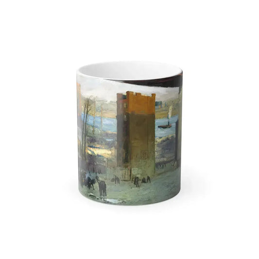 George Bellows (1882-1925) The Lone Tenement - 1909 - Color Changing Mug 11oz 11oz - Go Mug Yourself