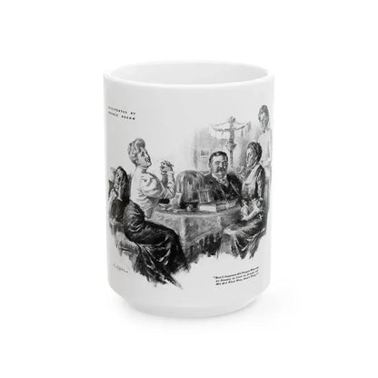 George Brehm illustration - White Coffee Mug 15oz - Go Mug Yourself