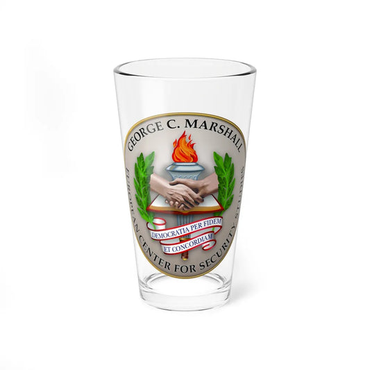 George C Marshall European Center for Security Studies - Pint Glass 16oz-16oz-Go Mug Yourself