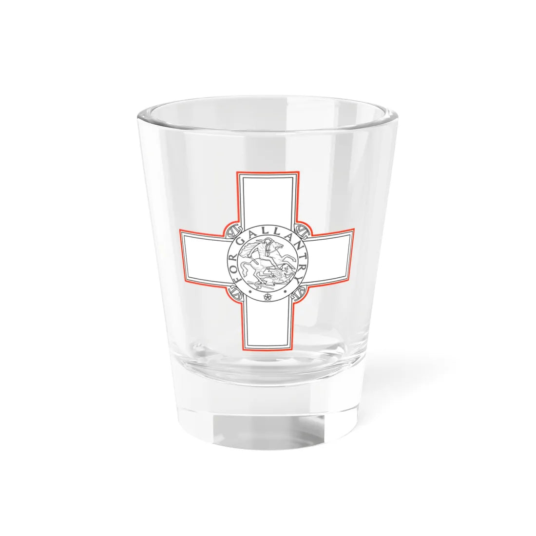 George Cross of Malta 170x170 (Malta) Shot Glass 1.5oz 1.5oz - Go Mug Yourself