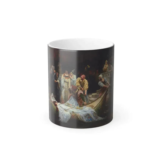 George Edward Robertson (1864-1920) The Lady of Shalott - 1900 - Color Changing Mug 11oz 11oz - Go Mug Yourself