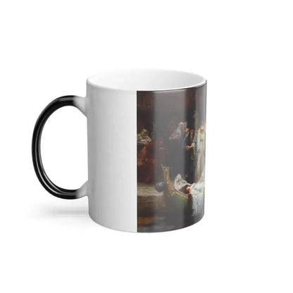 George Edward Robertson (1864-1920) The Lady of Shalott - 1900 - Color Changing Mug 11oz - Go Mug Yourself