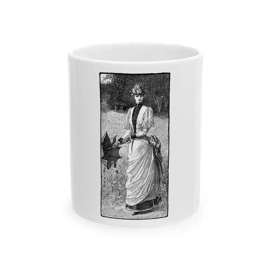 George Fenwick's Schoolfellow, Cassell's Family Magazine, 1885 - White Coffee Mug 11oz - Go Mug Yourself