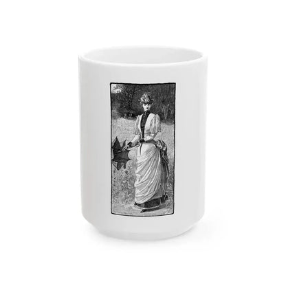 George Fenwick's Schoolfellow, Cassell's Family Magazine, 1885 - White Coffee Mug 15oz - Go Mug Yourself