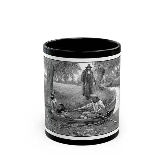 George Freeborn From The Boy's Own Paper, 18th October, 1890 - Black Coffee Mug 11oz - Go Mug Yourself