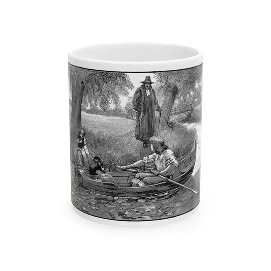 George Freeborn From The Boy's Own Paper, 18th October, 1890 - White Coffee Mug 11oz - Go Mug Yourself