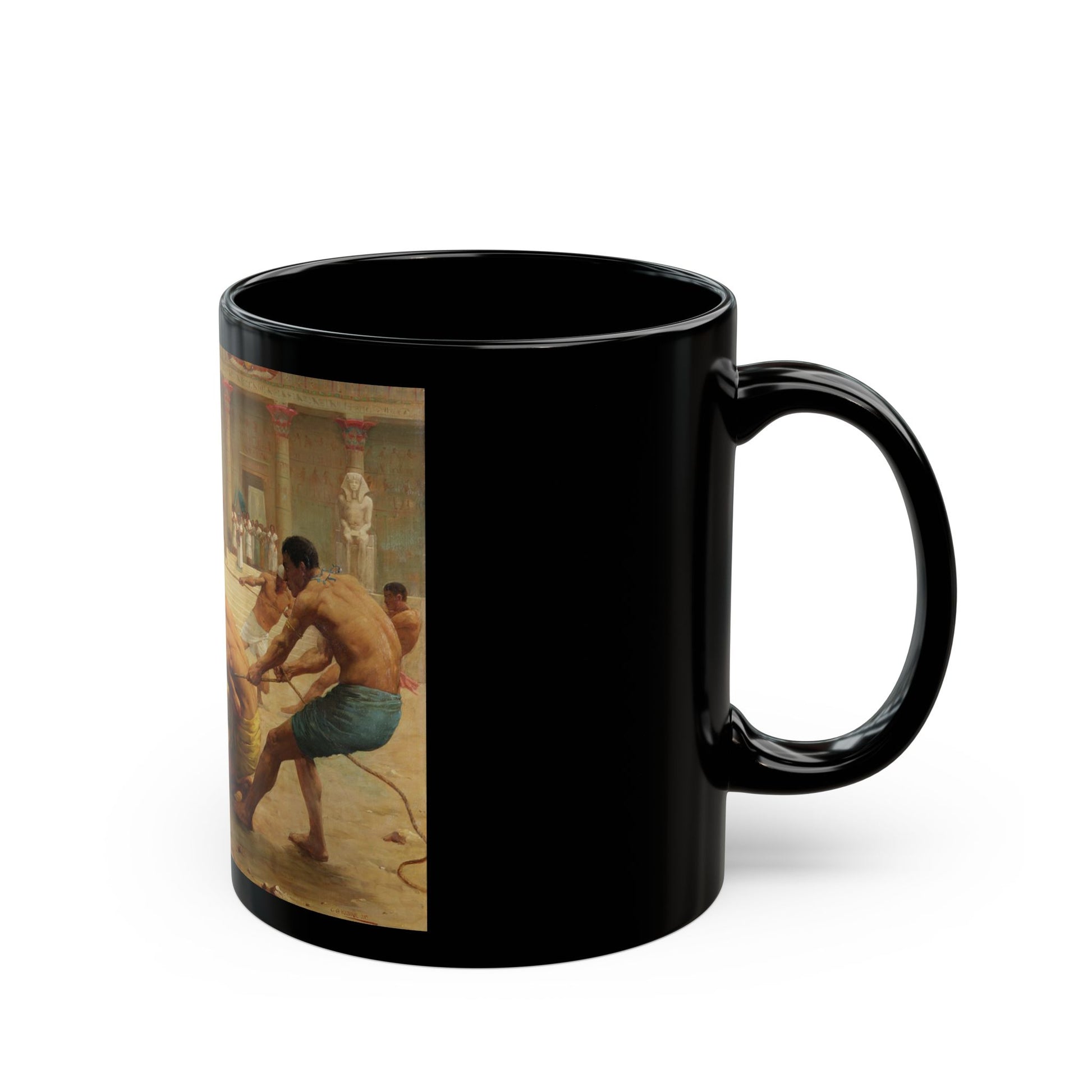 George Goodwin Kilburne (1839-1924) Ancient Sport - Black Coffee Mug-Go Mug Yourself