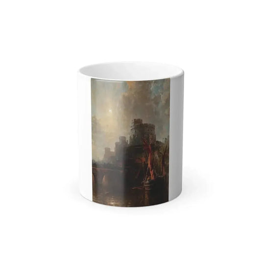 George Herbert McCord (1848-1909) Windsor Castle, England (Carnegie's Winter Castle) - Oil on Canvas - Color Changing Mug 11oz 11oz - Go Mug Yourself