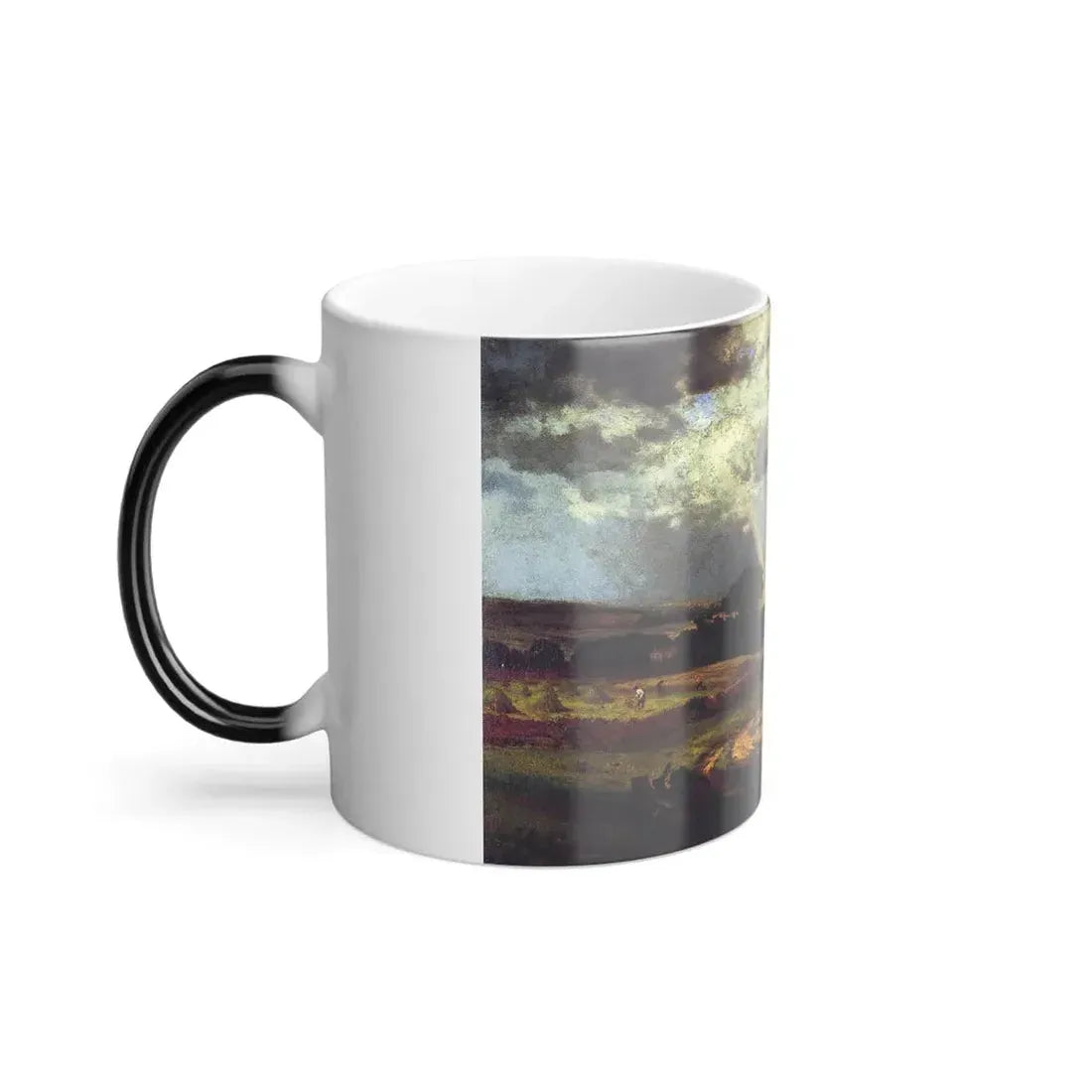 George Inness (1825-1894) a passing shower - 1860 - Color Changing Mug 11oz - Go Mug Yourself