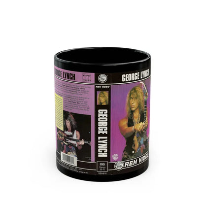 GEORGE LYNCH REH VIDEO (VHS COVER) - Black Coffee Mug 11oz - Go Mug Yourself
