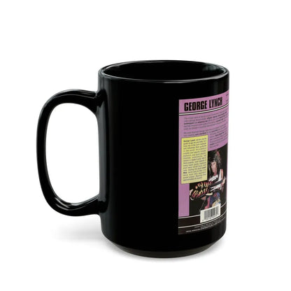 GEORGE LYNCH REH VIDEO (VHS COVER) - Black Coffee Mug - Go Mug Yourself