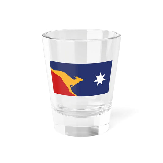 George Margaritis Proposal 1999 Australian Flag Proposal (Australia) Shot Glass 1.5oz 1.5oz - Go Mug Yourself