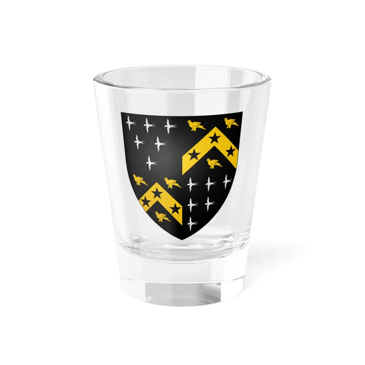George Monckton-Arundell Arms (New Zealand) (Coat of Arms) Shot Glass 1.5oz 1.5oz - Go Mug Yourself