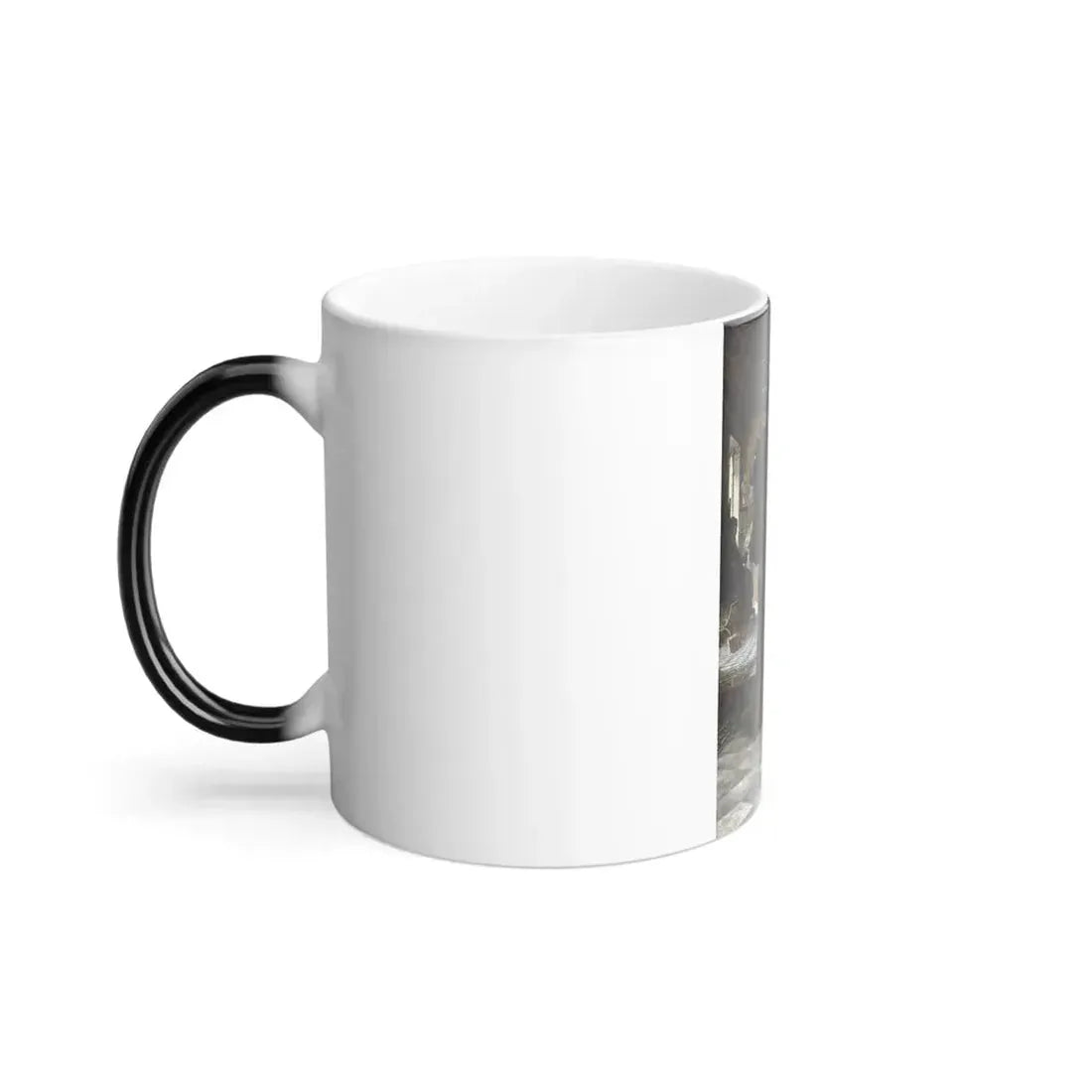 George Percy Jacomb-Hood (1857-1929) The betrothal - oil on canvas - Color Changing Mug 11oz - Go Mug Yourself