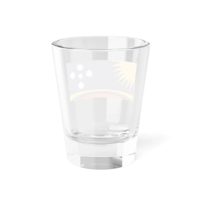 George Poulos Proposal 1993 Australian Flag Proposal (Australia) Shot Glass 1.5oz - Go Mug Yourself