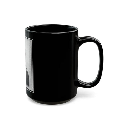 George R. Latham, Colonel, 5th W. Va. Cav., Head-And-Shoulders Portrait, Facing Slightly Left, In Union Uniform (U.S. Civil War) Black Coffee Mug - Go Mug Yourself