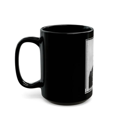 George R. Latham, Colonel, 5th W. Va. Cav., Head-And-Shoulders Portrait, Facing Slightly Left, In Union Uniform (U.S. Civil War) Black Coffee Mug - Go Mug Yourself