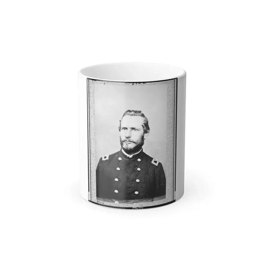 George R. Latham, Colonel, 5Th W. Va. Cav., Head-and-Shoulders Portrait, Facing Slightly Left, in Union Uniform (U.S. Civil War) Color Changing Coffee Mug 11oz Default Title 11oz - Go Mug Yourself