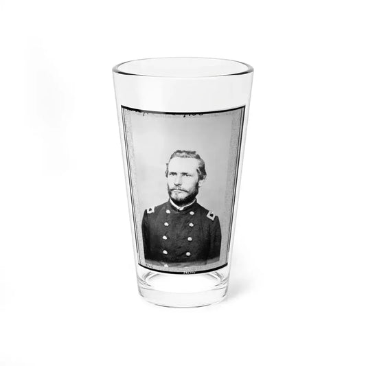 George R. Latham, Colonel, 5th W. Va. Cav., Head-And-Shoulders Portrait, Facing Slightly Left, In Union Uniform (U.S. Civil War) Pint Glass 16oz 16oz - Go Mug Yourself