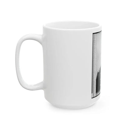 George R. Latham, Colonel, 5th W. Va. Cav., Head-And-Shoulders Portrait, Facing Slightly Left, In Union Uniform (U.S. Civil War) White Coffee Mug - Go Mug Yourself