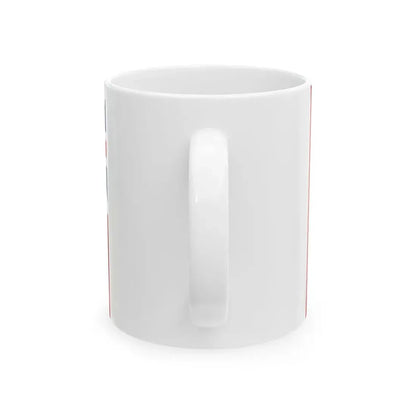George Rex flag reverse (United States) White Coffee Mug - Go Mug Yourself