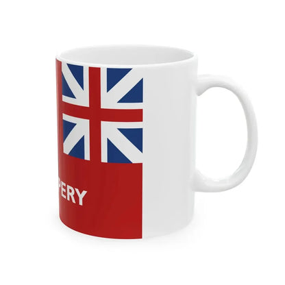 George Rex flag reverse (United States) White Coffee Mug - Go Mug Yourself