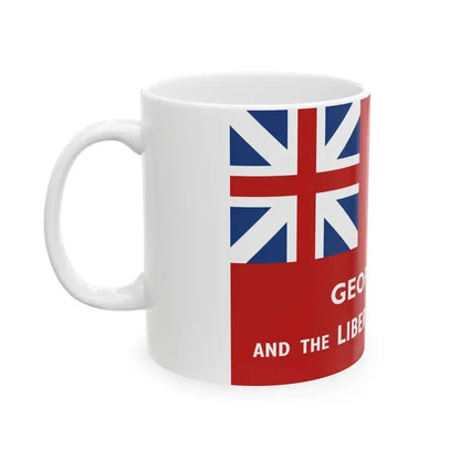 George Rex flag (United States) White Coffee Mug - Go Mug Yourself