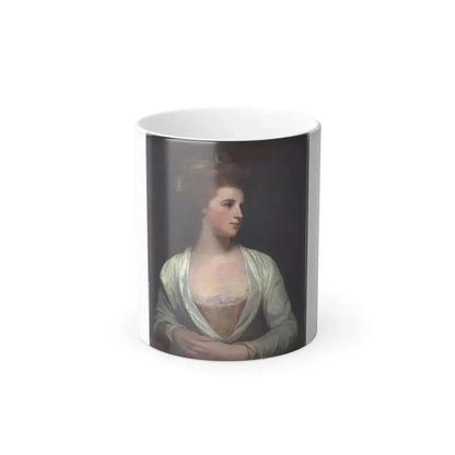 George Romney (1734-1802) Portrait of a Woman, Said to Be Emily Bertie Pott (died 1782) - Oil on Canvas -0 - Color Changing Mug 11oz 11oz - Go Mug Yourself