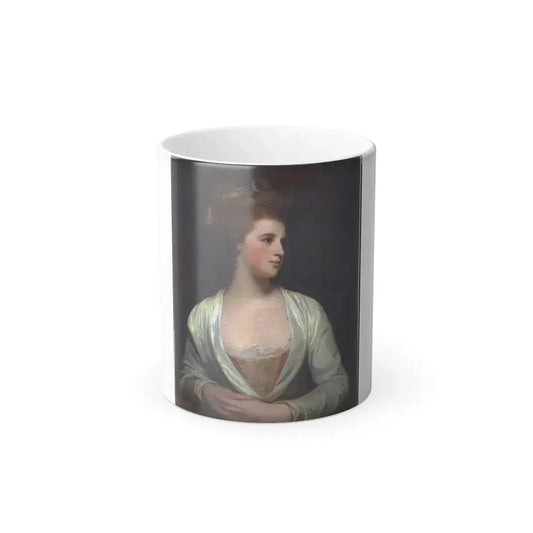 George Romney (1734-1802) Portrait of a Woman, Said to Be Emily Bertie Pott (died 1782) - Oil on Canvas -0 - Color Changing Mug 11oz 11oz - Go Mug Yourself
