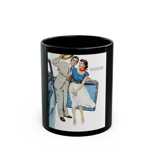 George's Girl, Redbook, January 1950 - Black Coffee Mug 11oz - Go Mug Yourself