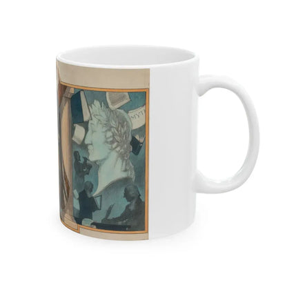 George Washington, probable New York Herald Tribune Magazine cover - White Coffee Mug - Go Mug Yourself