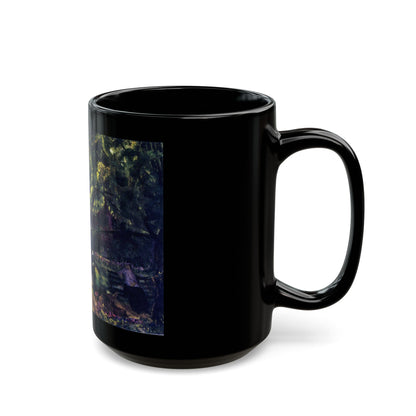 George Wesley Bellows (1882-1925) Gramercy Park - Black Coffee Mug-Go Mug Yourself