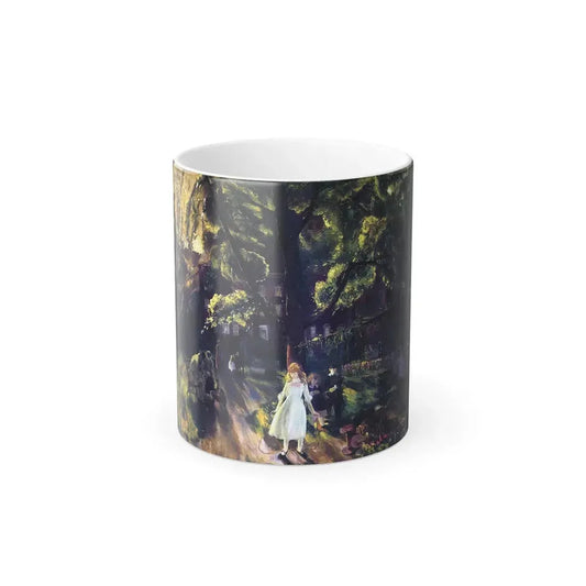 George Wesley Bellows (1882-1925) Gramercy Park - Color Changing Mug 11oz 11oz - Go Mug Yourself