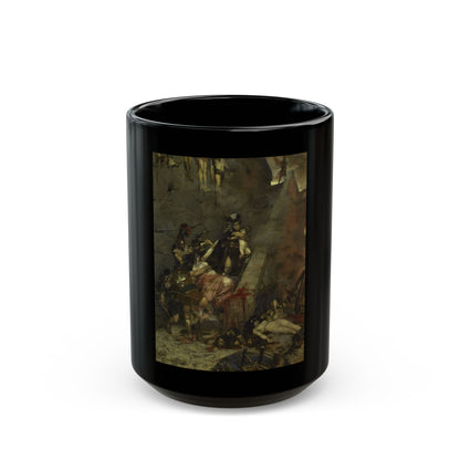 Georges Antoine Rochegrosse (1859-1938) Andromache - 1883 - Black Coffee Mug-15oz-Go Mug Yourself