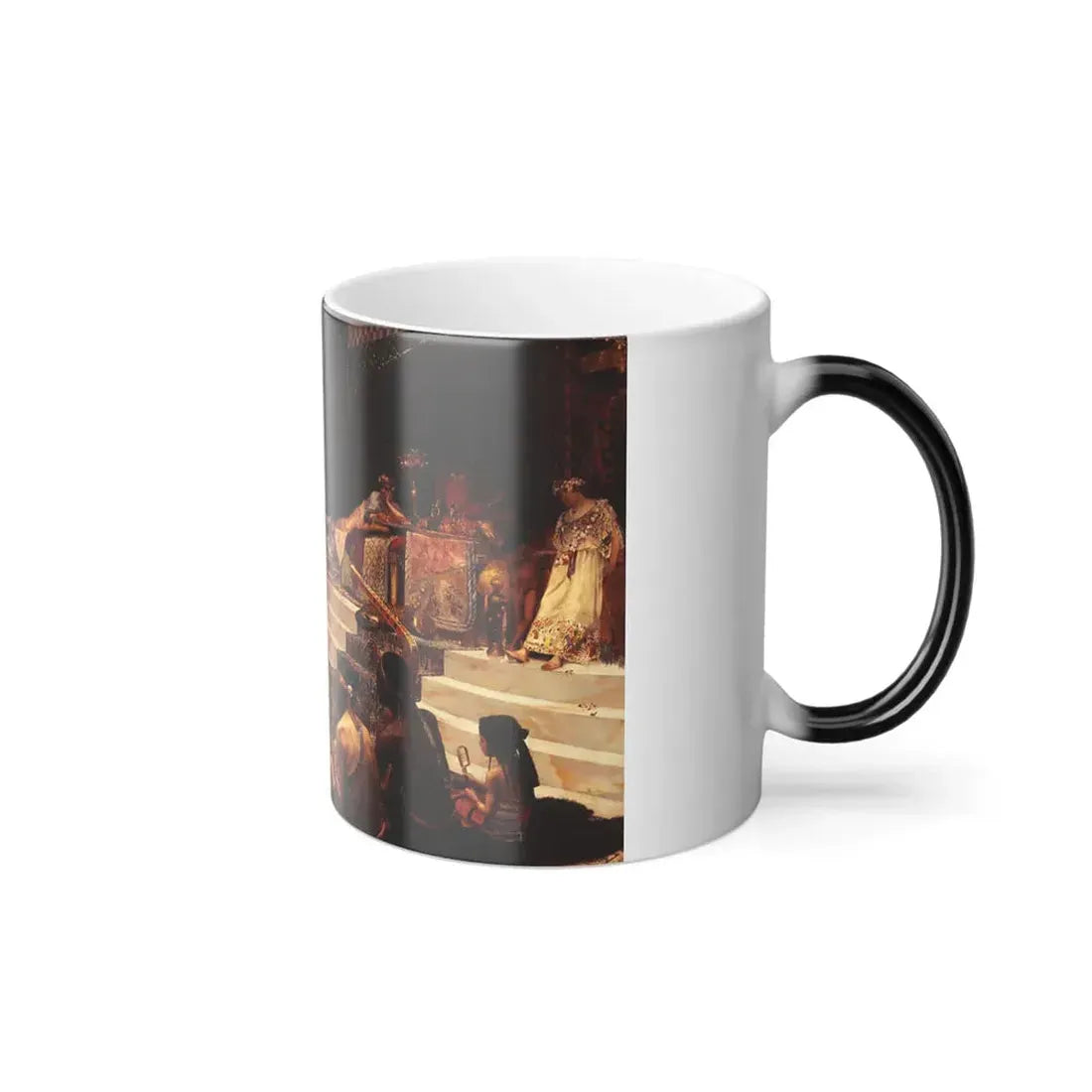 Georges Antoine Rochegrosse (1859-1938) Salome Dancing Before King Herod - 1887 - Color Changing Mug 11oz - Go Mug Yourself
