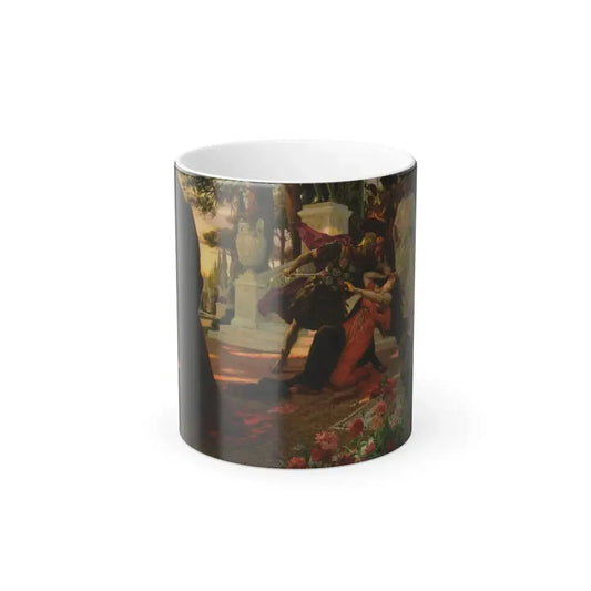 Georges Antoine Rochegrosse (1859-1938) The Death of Messalina - 1916 - Oil on Canvas - Color Changing Mug 11oz 11oz - Go Mug Yourself