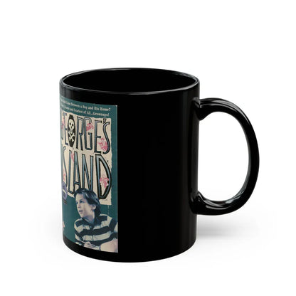 GEORGES ISLAND (VHS COVER) - Black Coffee Mug-Go Mug Yourself