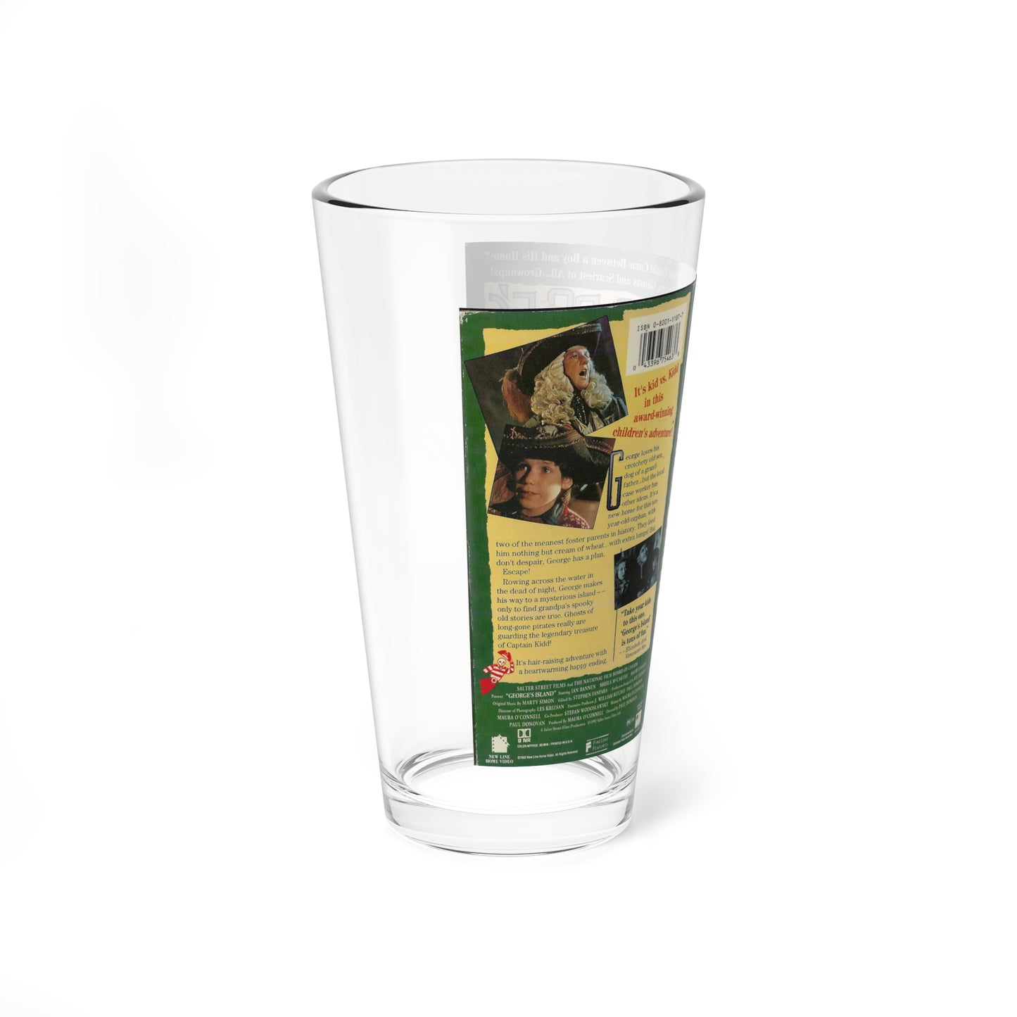 GEORGES ISLAND (VHS COVER) Pint Glass 16oz-Go Mug Yourself