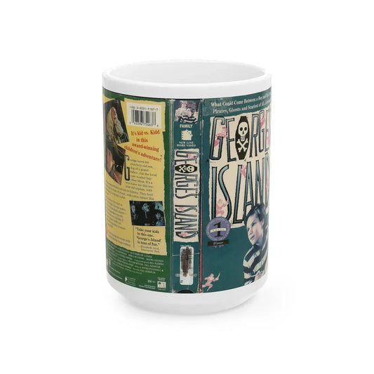 GEORGES ISLAND (VHS COVER) - White Coffee Mug 15oz - Go Mug Yourself