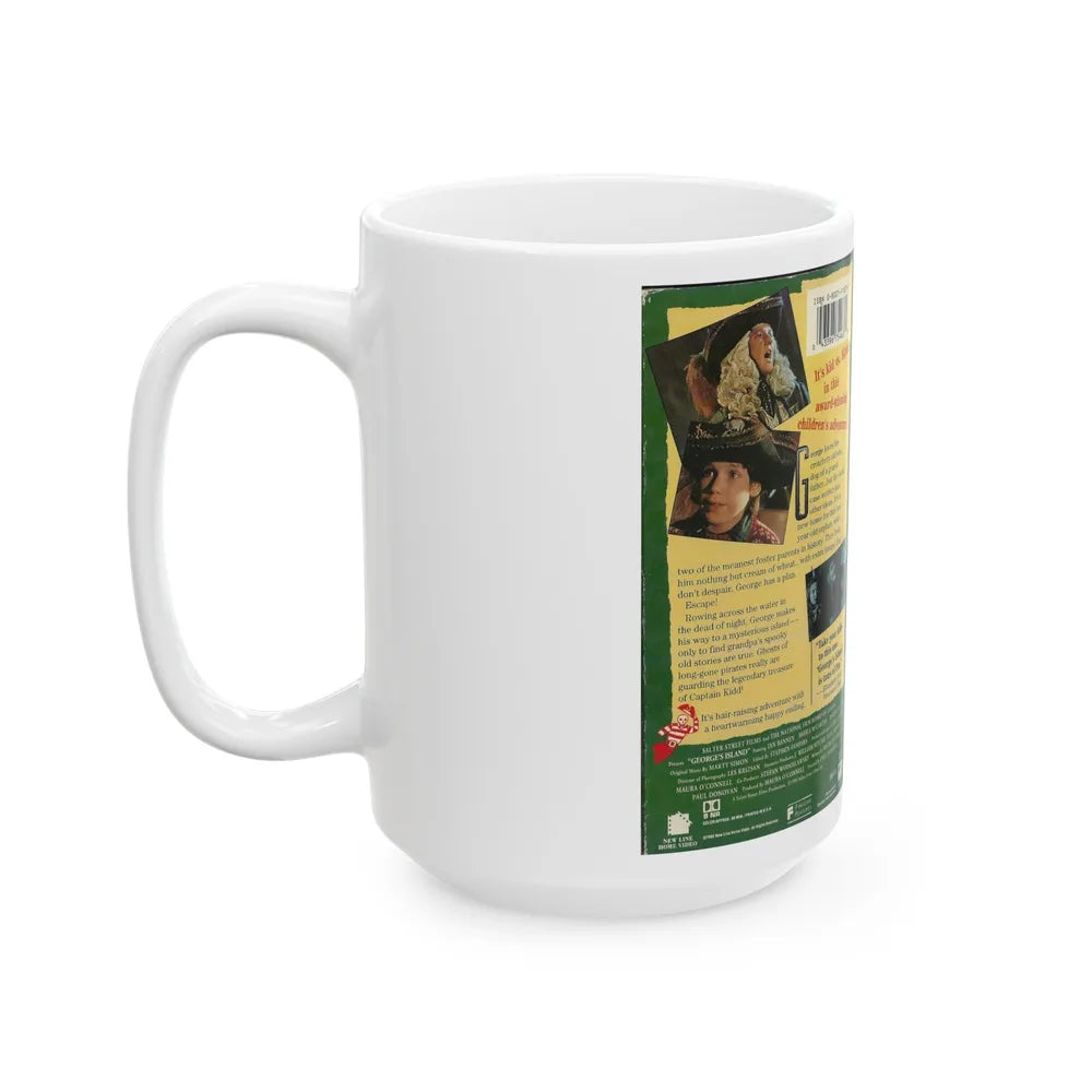 GEORGES ISLAND (VHS COVER) - White Coffee Mug-Go Mug Yourself