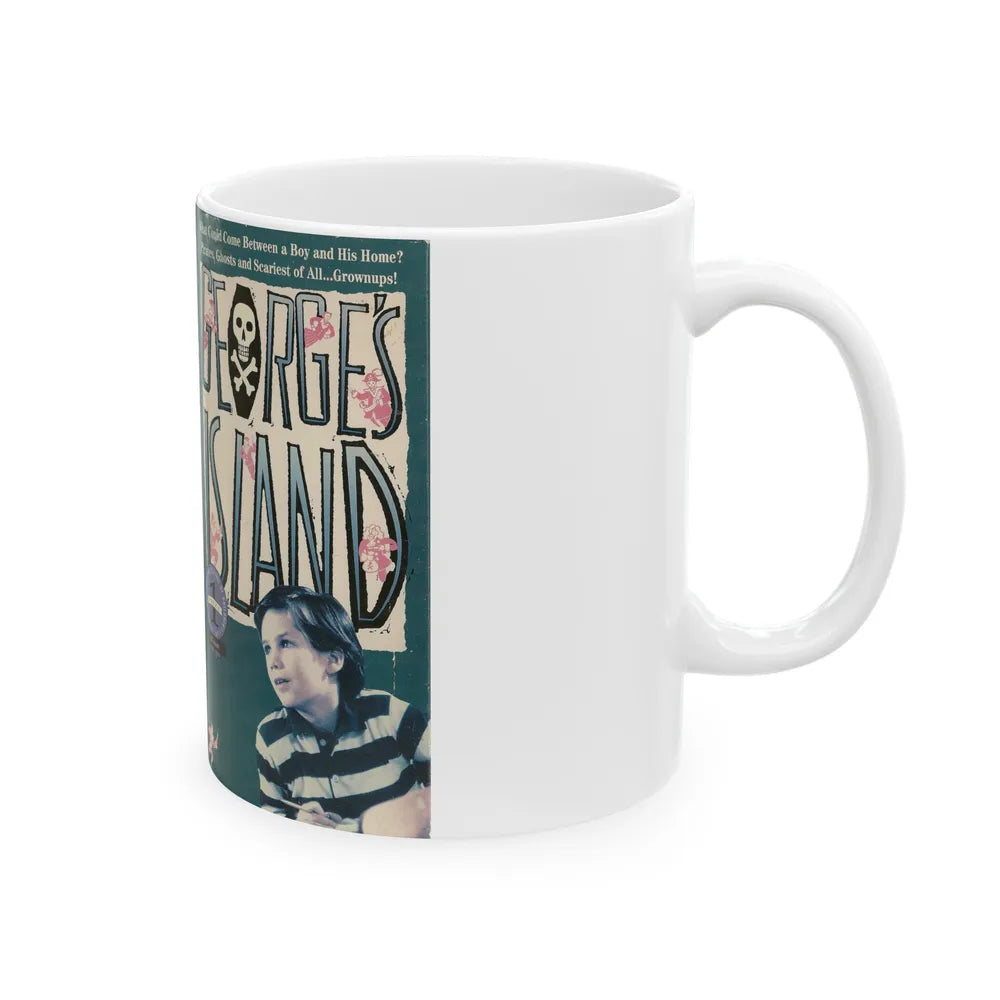 GEORGES ISLAND (VHS COVER) - White Coffee Mug-Go Mug Yourself