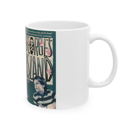 GEORGES ISLAND (VHS COVER) - White Coffee Mug - Go Mug Yourself
