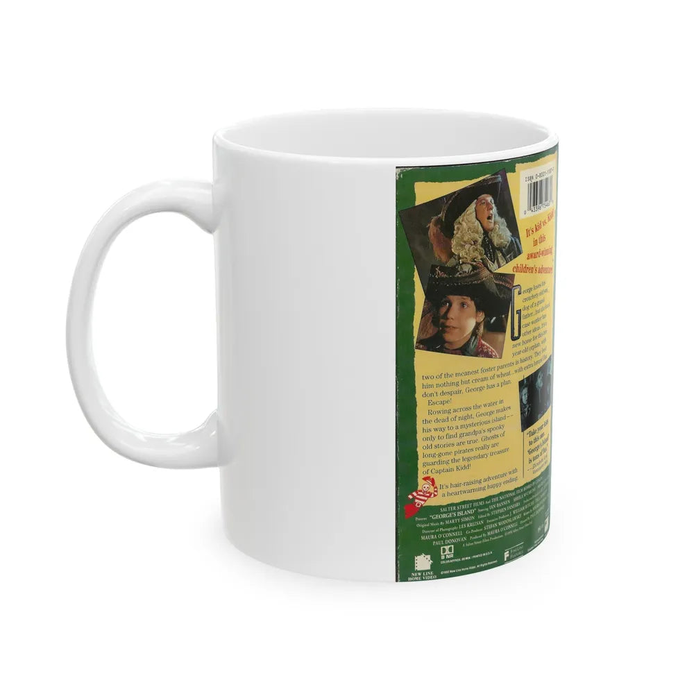 GEORGES ISLAND (VHS COVER) - White Coffee Mug-Go Mug Yourself