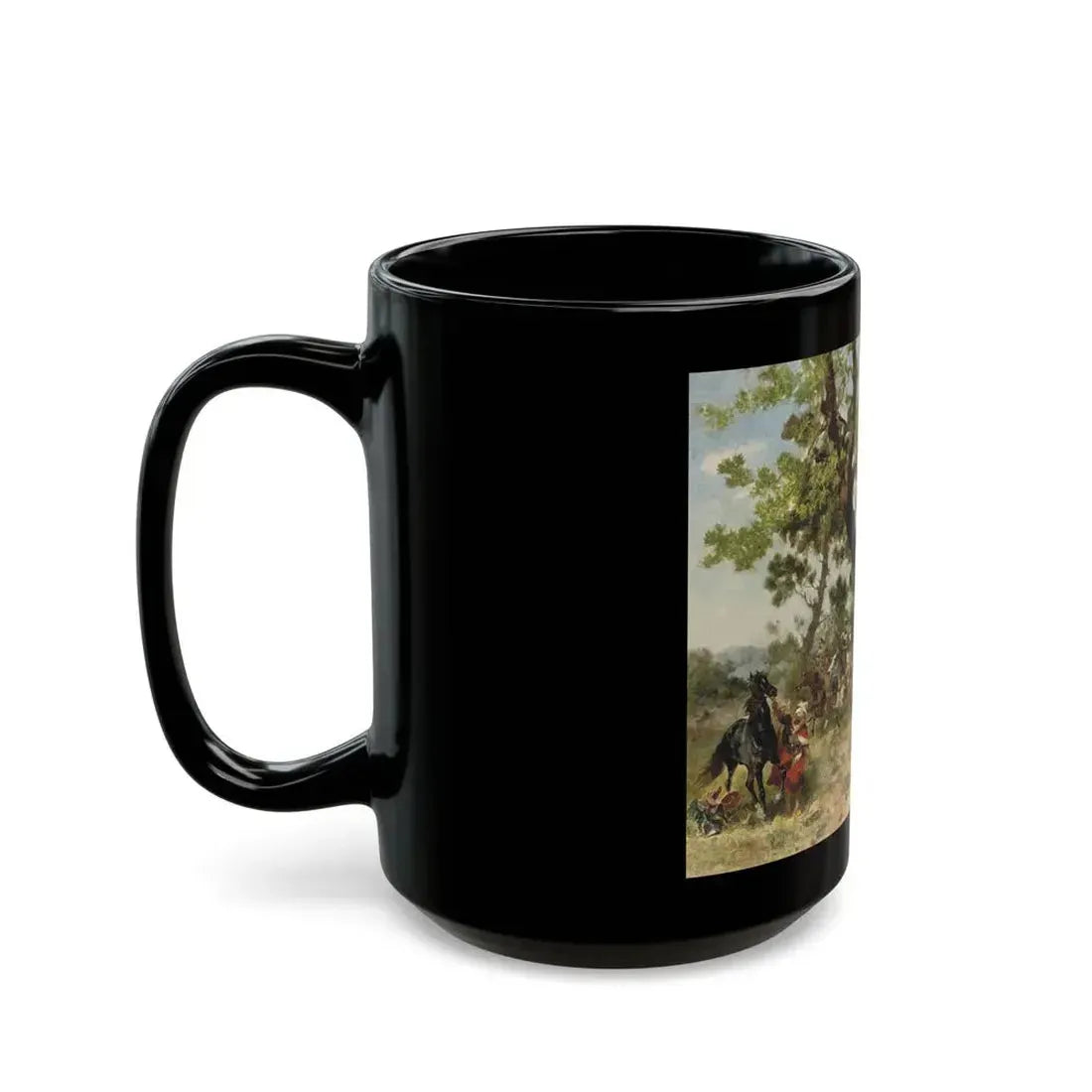 Georges Washington (1827-1910) A Raiding Party - Black Coffee Mug - Go Mug Yourself
