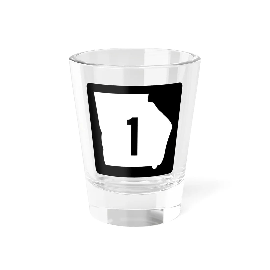 Georgia 1 (Georgia) (Road Sign) Shot Glass 1.5oz 1.5oz - Go Mug Yourself
