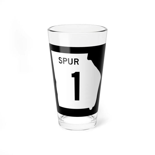 Georgia 1 Spur (Georgia) (Road Sign) Pint Glass 16oz 16oz - Go Mug Yourself